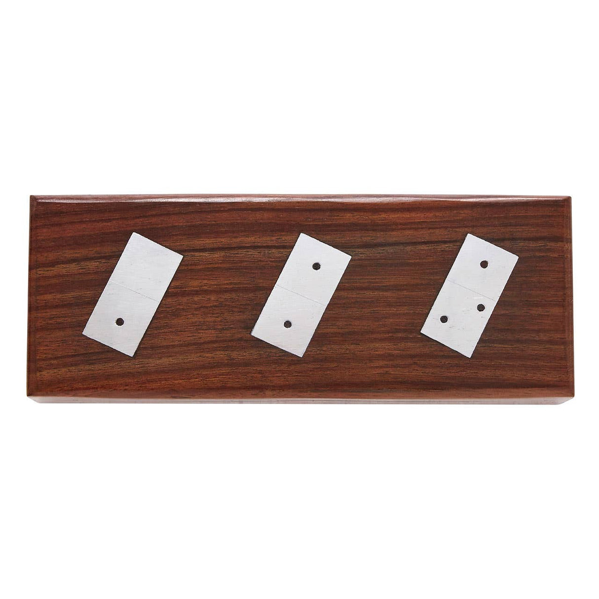 Churchill Sheesham Wood Domino Set Games