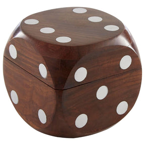 Churchill Sheesham Wood 5 Dice Box
