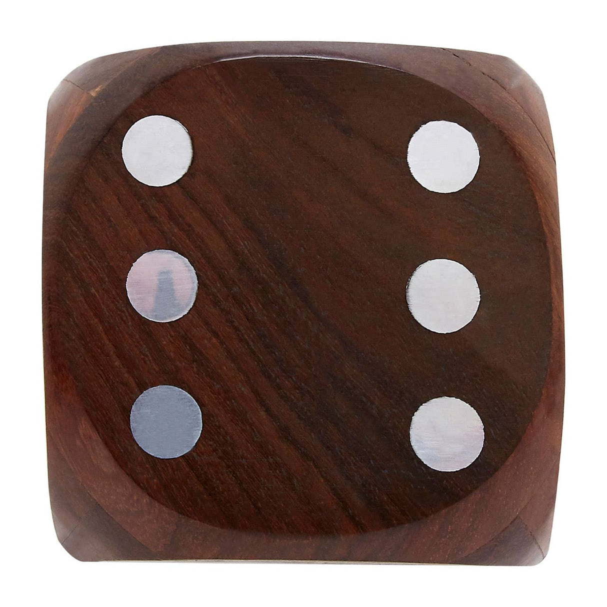 Churchill Sheesham Wood 5 Dice Box