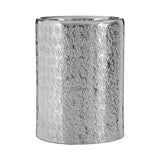 Safia Silver Hammered Effect Small Candle Holder
