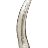 Boho Small Silver Horn Ornament