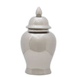 Kensington Townhouse Small Ceramic Silver Jar