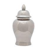 Kensington Townhouse Small Ceramic Silver Jar