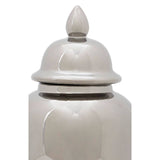 Kensington Townhouse Small Ceramic Silver Jar