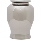 Kensington Townhouse Small Ceramic Silver Jar