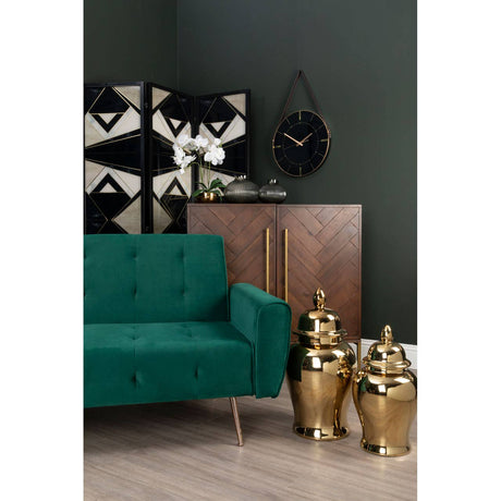 Kensington Townhouse Small Gold Ceramic Jar