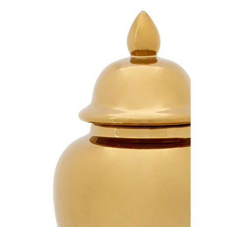 Kensington Townhouse Small Gold Ceramic Jar