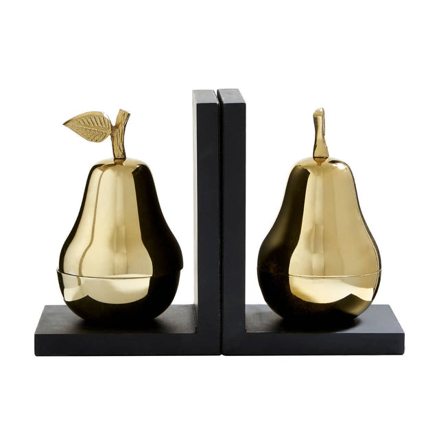 Set Of 2 Pear Bookends