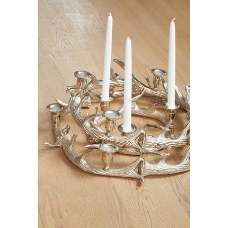 Antler Wreath 3 Candle Holder