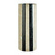 Sura Large Cream and Black Stripe Marble Vase