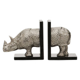 Set Of 2 Rhino Bookends