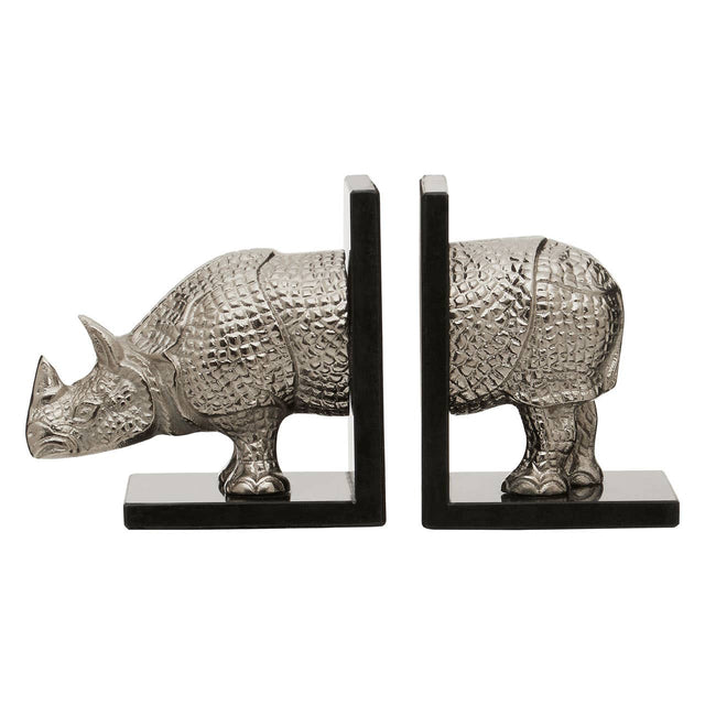 Set Of 2 Rhino Bookends