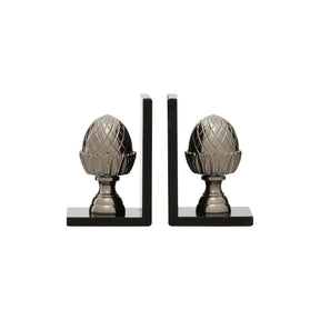 Set Of 2 Acorn Bookends