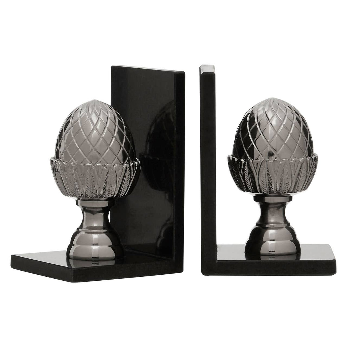Set Of 2 Acorn Bookends