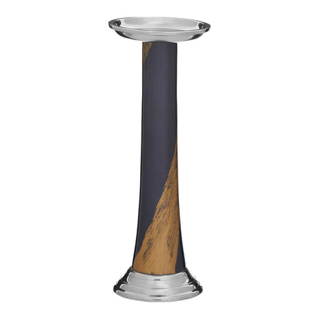 Alma Blue / Gold Candle Holder