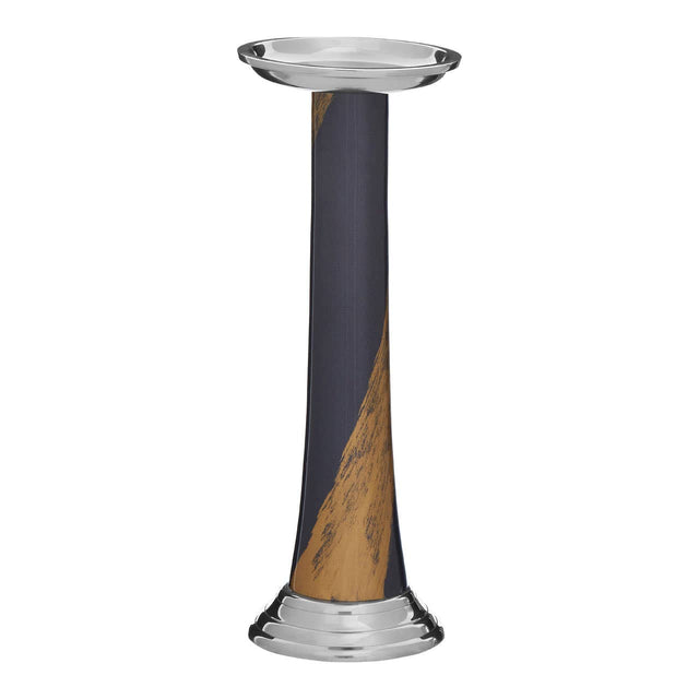 Alma Blue / Gold Candle Holder