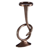 Fifty Five South Twist Bronze Candle Holder