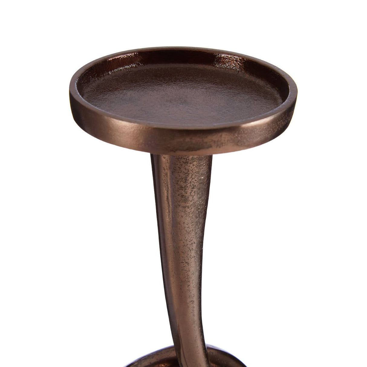Fifty Five South Twist Bronze Candle Holder