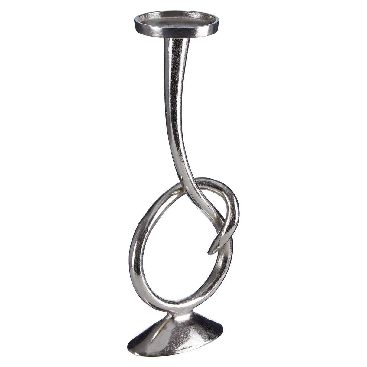 Fifty Five South Twist Nickel Candle Holder