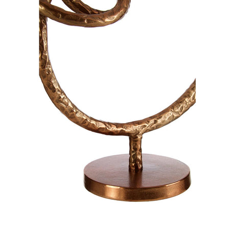 Nexus Round Rough Bronze Sculpture