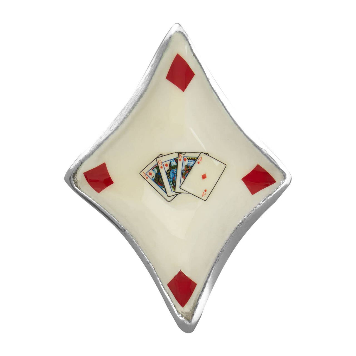 Set Of 4 Playing Cards Design Bowls