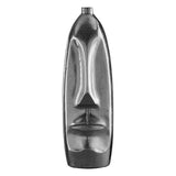 Viso Small Silver Face Tall Vase