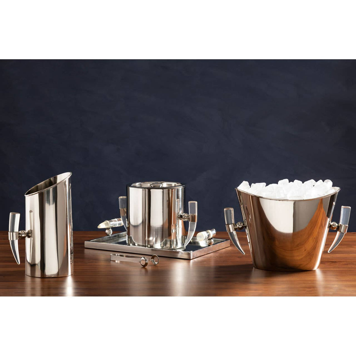 Herne Acrylic Horn Handle Pitcher