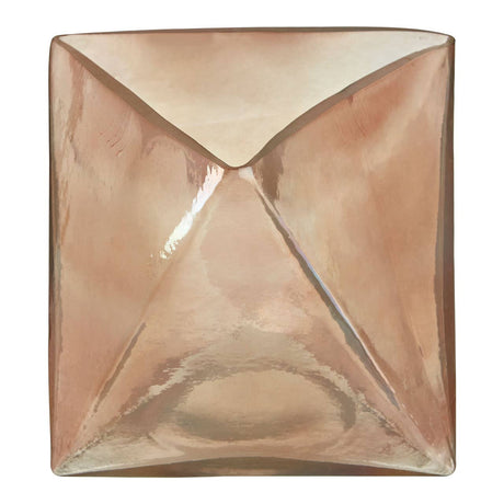 Rambia Large Pink Glass Candle Holder