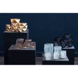 Rambia Large Irridescent Glass Candle Holder