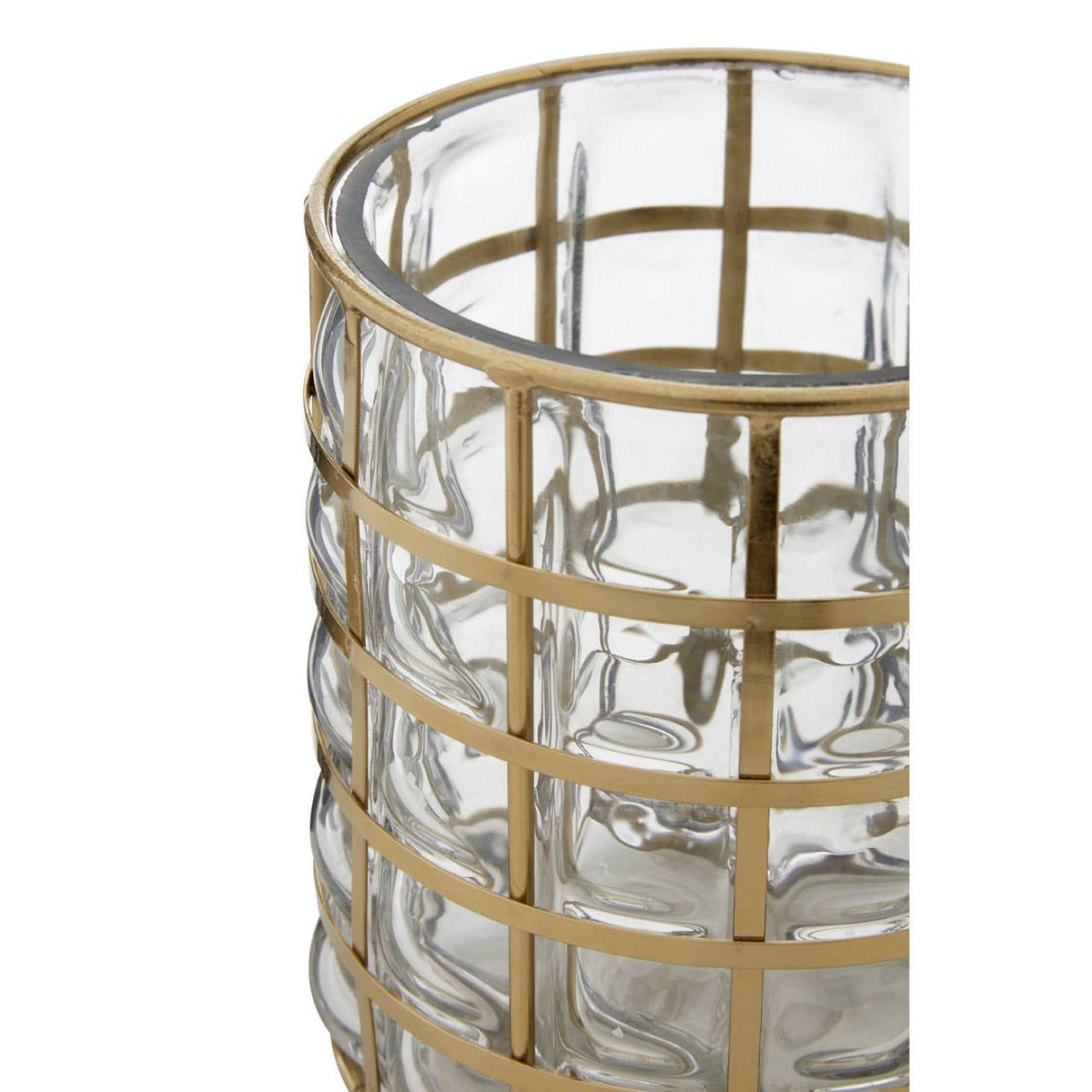 Martina Small Wireframe Hurricane Lamp