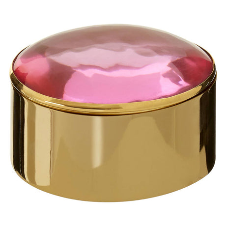 Nixie Set Of 3 Trinket Boxes With Pink Lids