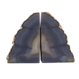 Bowerbird Agata Grey / Gold Bookends