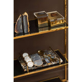 Bowerbird Agata Grey / Gold Bookends