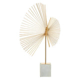 Mirano Gold Finish Spiral Sculpture