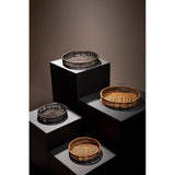Batu Set Of 2 Black Trays