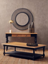 Batu Set Of 2 Black Trays