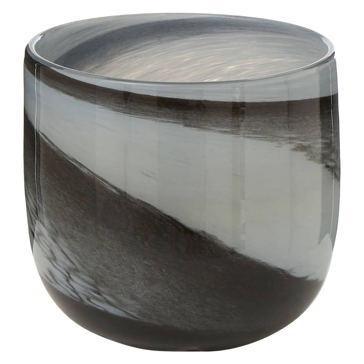 Carra Grey And Black Planter