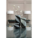 Carra Grey And Black Planter