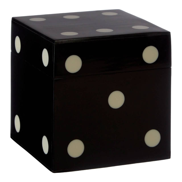 Churchill Black 5 Dice Box