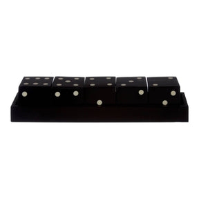 Churchill Games Black Dice Set