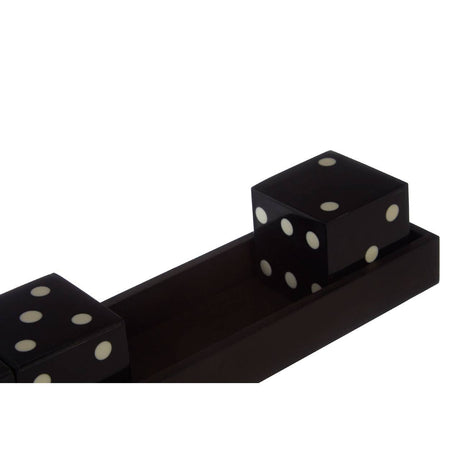 Churchill Games Black Dice Set