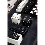 Churchill Games Black Finish Domino Set