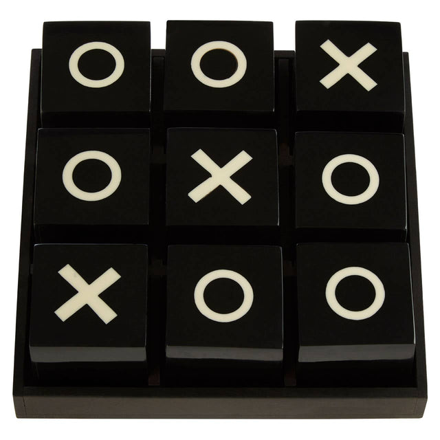 Churchill Small Black Noughts And Crosses Game