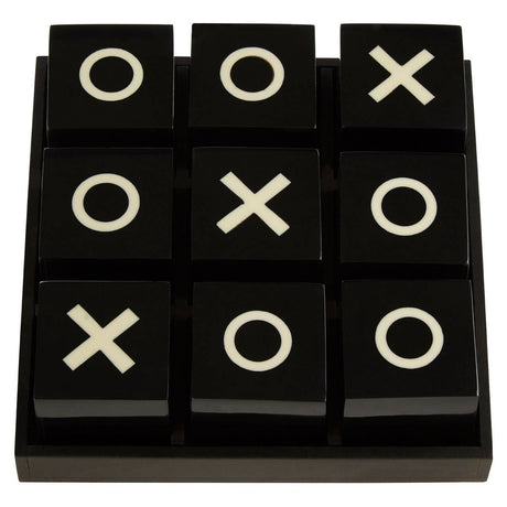 Churchill Large Black Noughts And Crosses Game