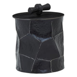 Akola Large Black and Gold Trinket Box