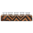 Bantu Tribal Wooden Tealight Holder