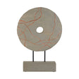 Vena Round Wooden Sculpture