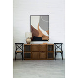 Natural Wood Horse Sculpture