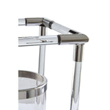 Lucita Small Silver Finish Lantern