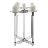 Lucita Silver Candelabra